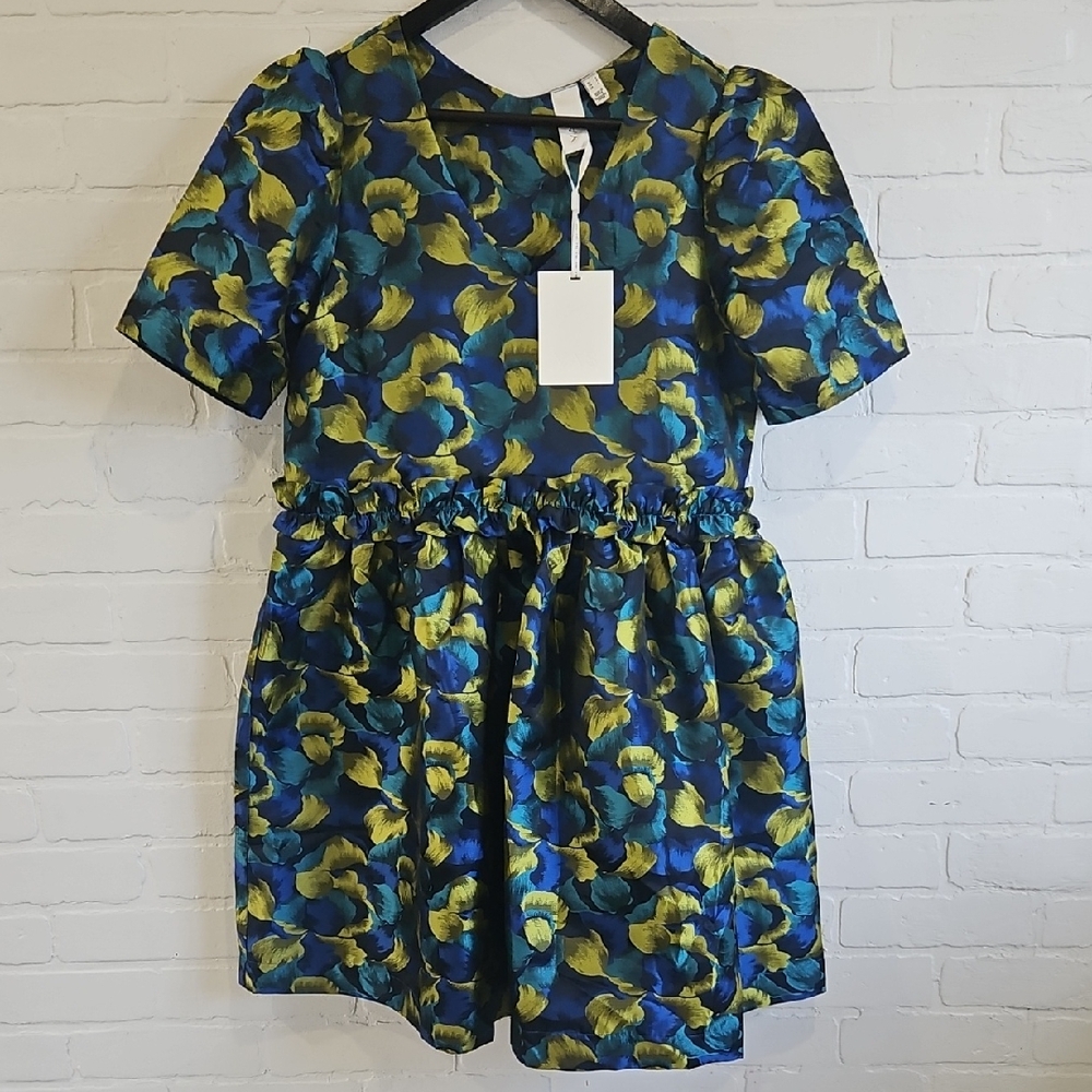 NWT Y.A.S.  Brokade Mini Dress